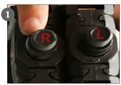 Mont&aacute;ž ped&aacute;lov - krok 1