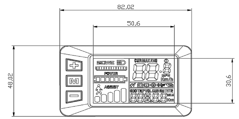 Veľkosti zariadenia