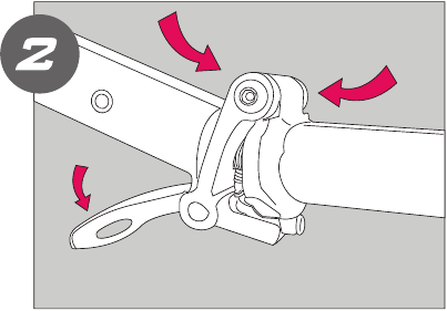 CİHAZINIZI MONTE EDİN - Adım 2 - Kelep&ccedil;eyi kilitleyin
