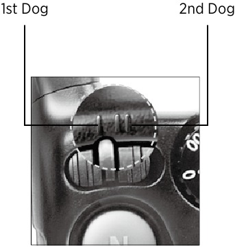 Interruptor de palanca 1er perro/2do perro