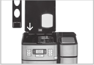 INSERTING THE WATER FILTER - Step 2