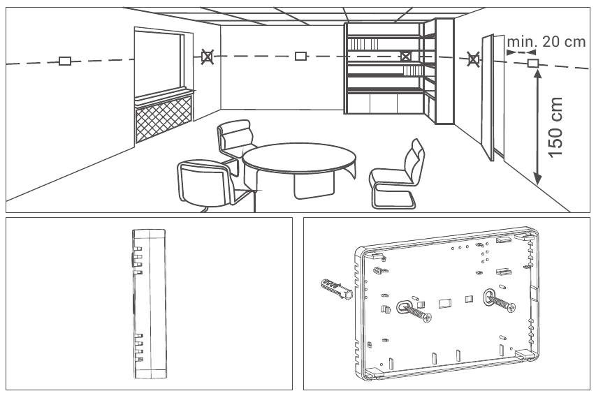 ROOM THERMOSTAT PLACEMENT