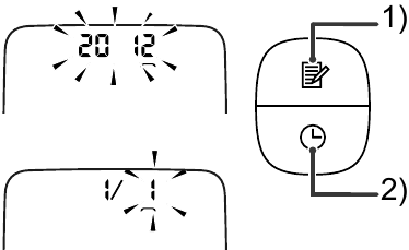 Setarea datei și orei - Pasul 1