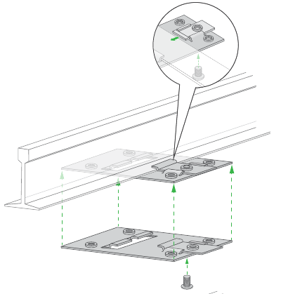 Montere AP-en p&aring; en T-skinne - Del 1