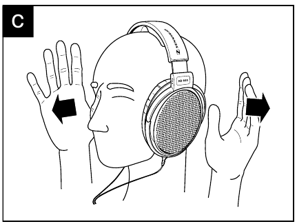 Anschlie&szlig;en, Aufsetzen und Verwenden des Kopfh&ouml;rers - Schritt 2