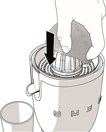 Jak używać wyciskarki - Krok 2