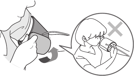 Postavljanje manžete za ruku - Korak 2