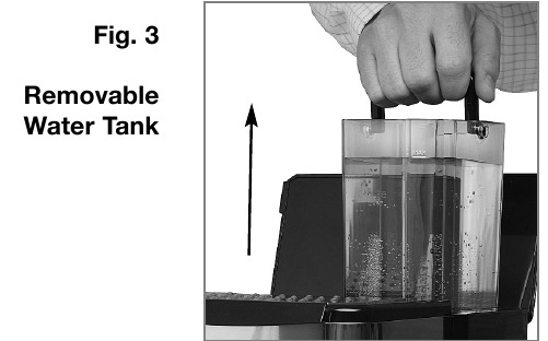 Suv idishini joyiga qo'yish