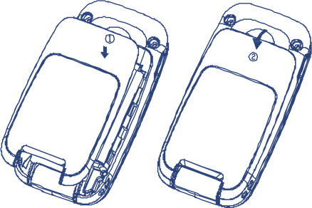 Снимите заднюю крышку