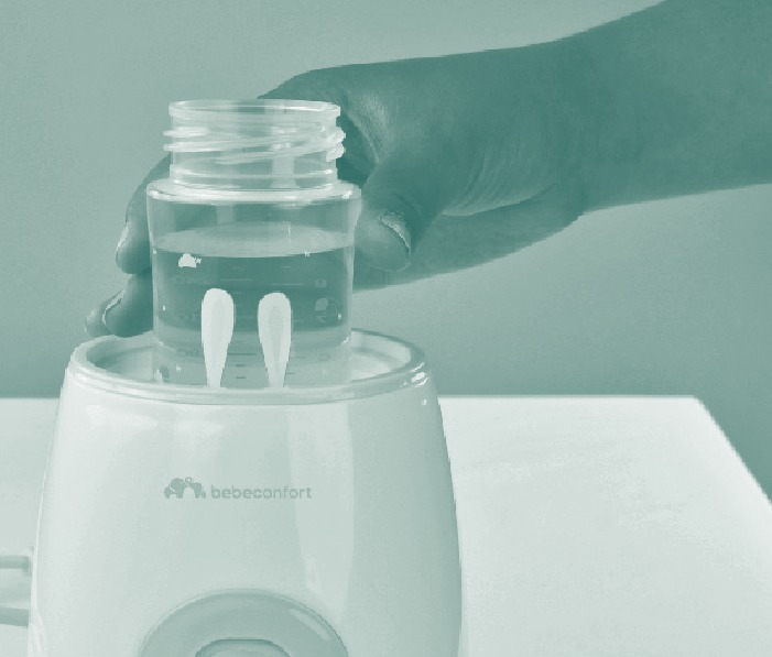 Oppvarming av babyflasker og glass - Trinn 3