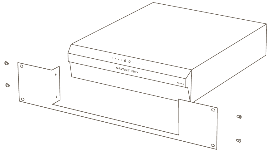 Installazione a rack