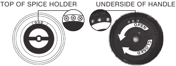 SESTAVLJANJE - Odstranjevanje posode za začimbe