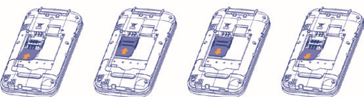 SIM kortelės įdėjimas ir i&scaron;ėmimas - SIM 1