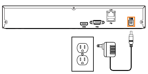 DVR: Volledige installatie - Stap 5