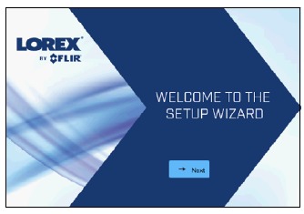 Eerste installatiewizard - Stap 1