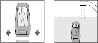 INSTALLING THE WATER FILTER - Step 2 - FIll a tank