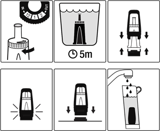 Vedlikehold og rengj&oslash;ring - BYTTE AV VANNFILTER