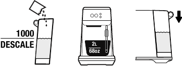 SLIK UTF&Oslash;RER DU EN RENGJ&Oslash;RINGS- OG AVKALKNINGSSYKLUS - Trinn 1