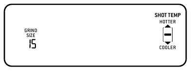 SHOT SICAKLIĞINI AYARLAMA