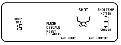 ESPRESSO SHOT PROGRAMLAMA