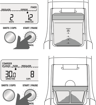 MLJEVENJE U SPREMNIK ZA MLJEVENU KAVU ILI FILTER ZA KAVU - 2. dio