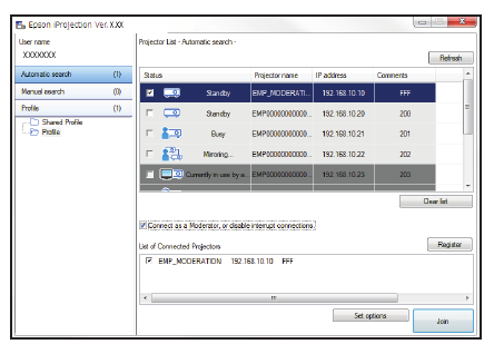 Onyesha kupitia mtandao