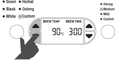 USE AS A VARIABLE TEMPERATURE KETTLE
