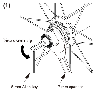 Replacement of the freewheel body - Part 1