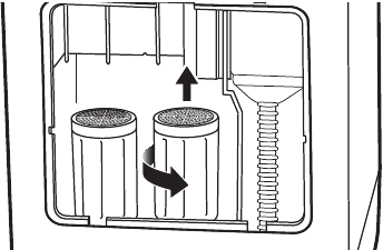 EcoFilter'ları değiştirme - Adım 2
