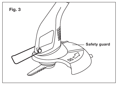 Installation du carter de protection