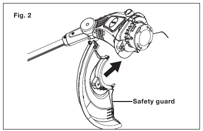 Saugos apsaugos montavimas &ndash; 2 žingsnis