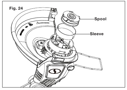 Ritės keitimas + įstrigusių valų pa&scaron;alinimas - 2 žingsnis