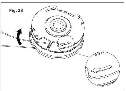 Valo vyniojimas - 2 žingsnis