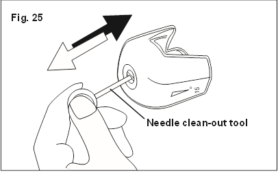 Adapterfilter und D&uuml;se reinigen - Schritt 3