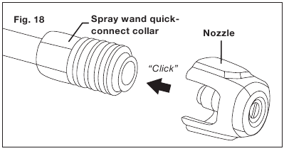 D&uuml;se an die Spr&uuml;hlanze anschlie&szlig;en - Schritt 2