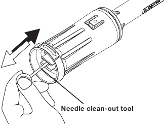 Huolto - Vaihe 2 - Suuttimen puhdistus