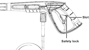 Suuttimen liitt&auml;minen - Vaihe 1