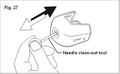 Puhdista adapterin suodatin ja suutin - vaihe 2