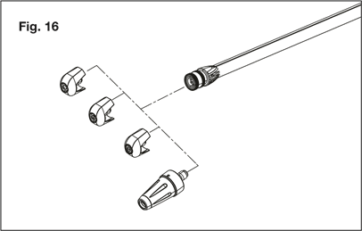 Suuttimien k&auml;ytt&ouml; - Vaihe 1