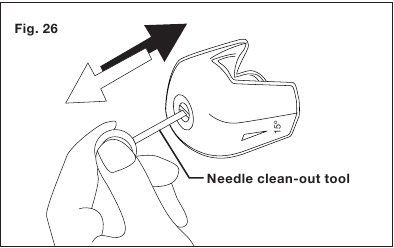 Puhdista adapterin suodatin ja suutin - Vaihe 2