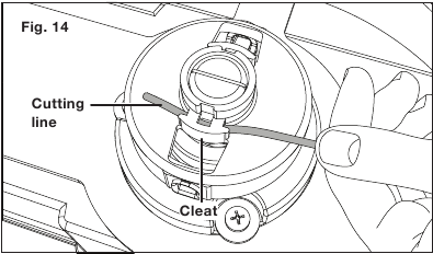 Reemplazo de las l&iacute;neas de corte - Paso 1