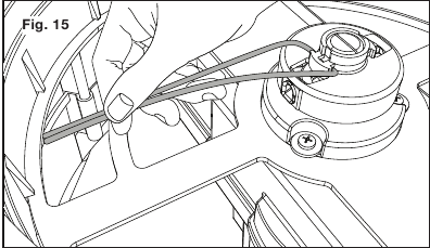 Reemplazo de las l&iacute;neas de corte - Paso 2