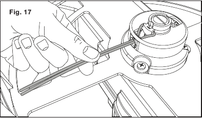 Reemplazo de las l&iacute;neas de corte - Paso 4