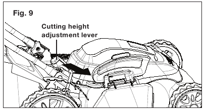 De maaihoogte aanpassen