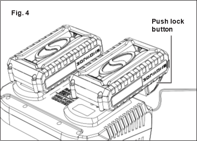 Akude laadimine - Samm 4