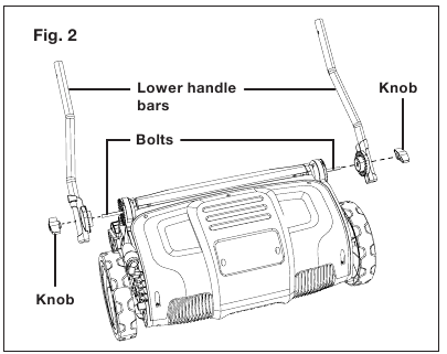 Conexi&oacute;n de las barras del manillar - Paso 2