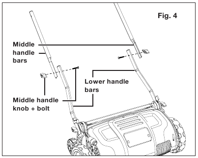 Conexi&oacute;n de las barras del manillar - Paso 3