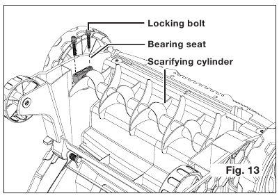 Replacing/Changing Cutting Device - Step 2