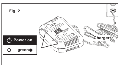 Akude laadimine - samm 2