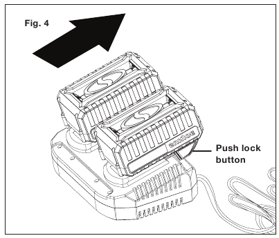 Akude laadimine - samm 4